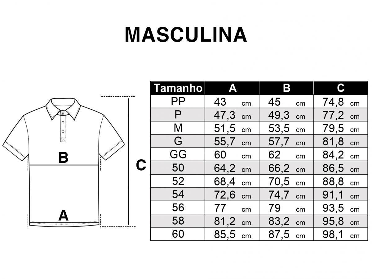 tamanho de camisa 2