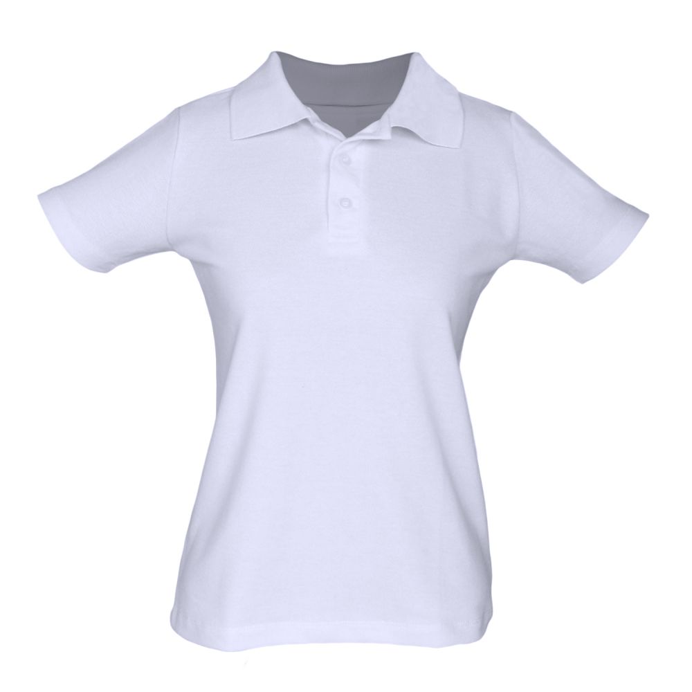camisa gola polo feminina preta